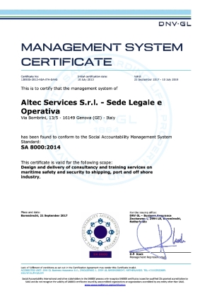 SA8000 Certification